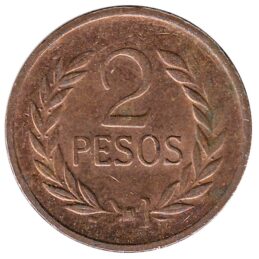 2 Pesos coin Colombia