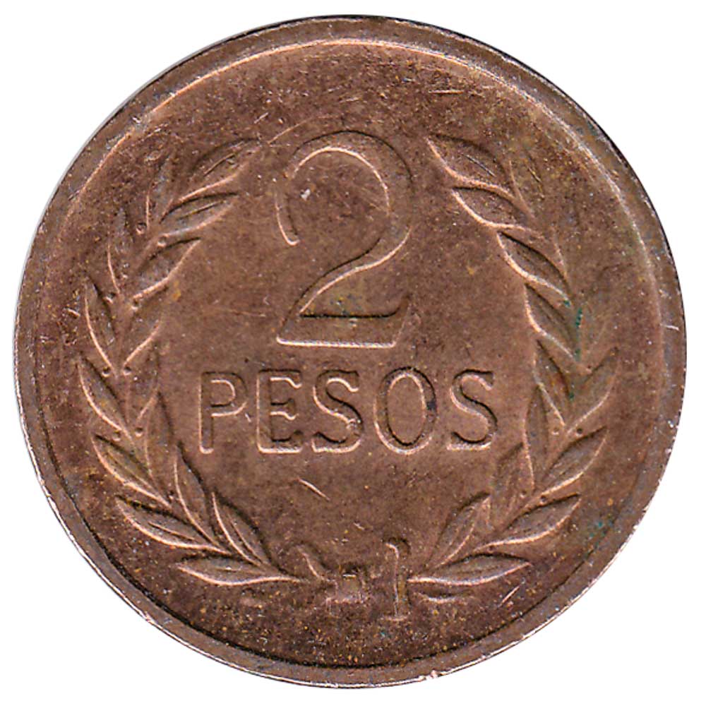 2 Pesos coin Colombia