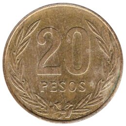 20 Pesos coin Colombia (Museo del Oro)