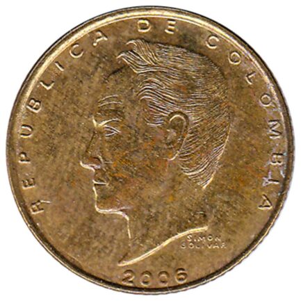 20 Pesos coin Colombia (Simón Bolívar)