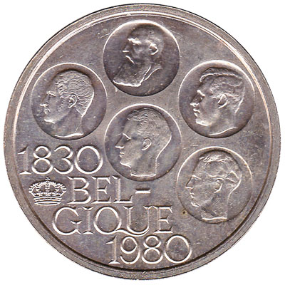 500 Belgian Francs coin (Five Kings)
