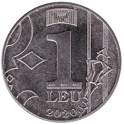 1 leu coin Moldova