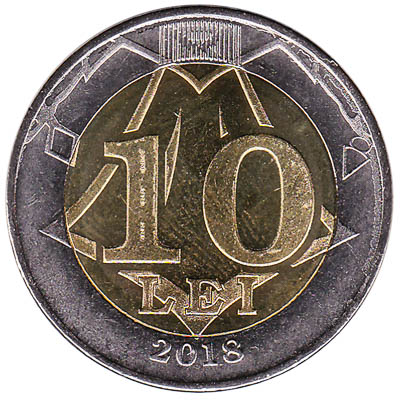 10 lei coin Moldova