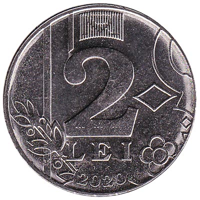 2 lei coin Moldova