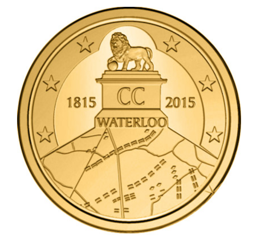 2.50 euro coin Waterloo