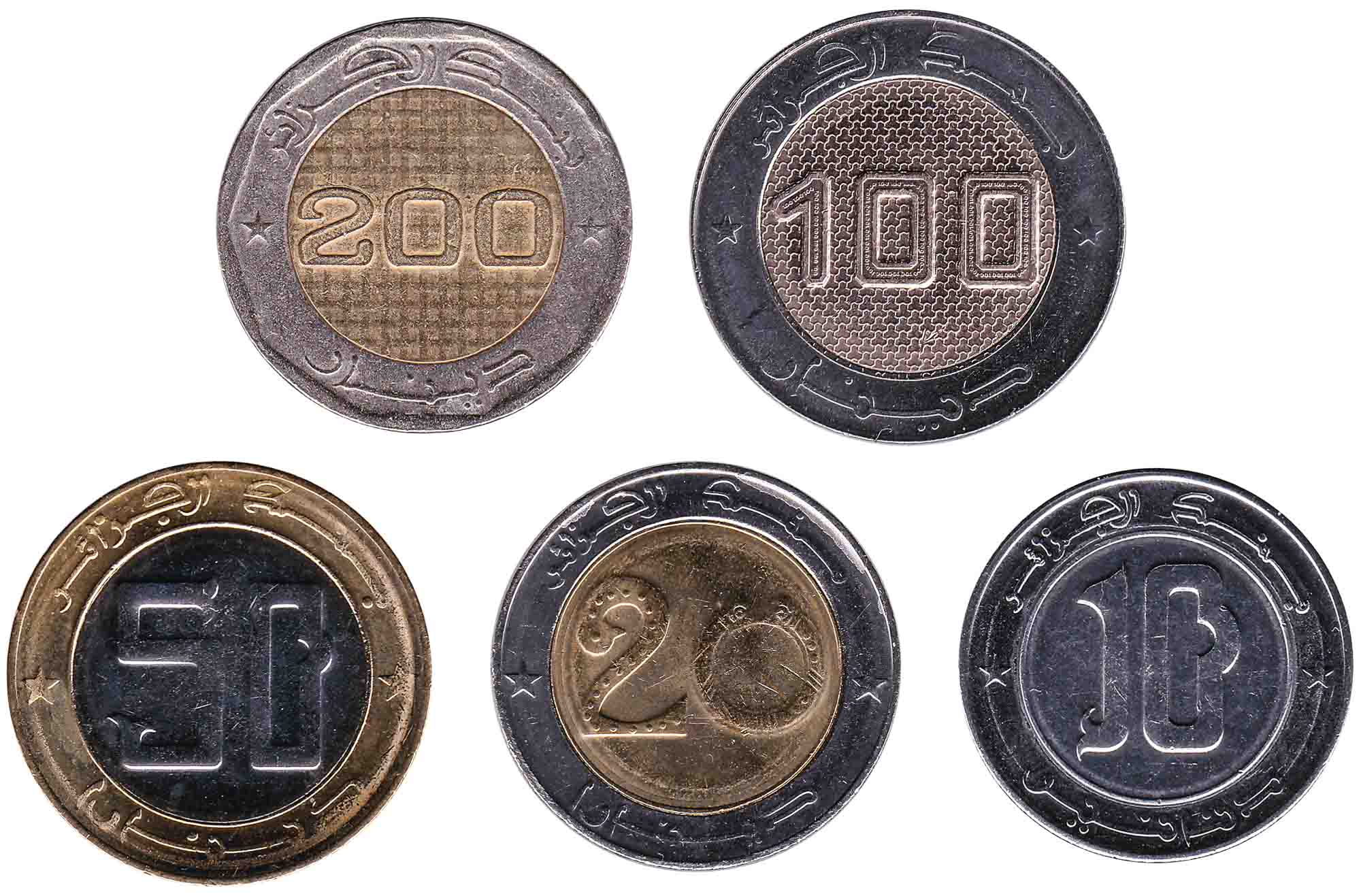 Leftover Currency Easily Exchange Mixed Algerian Dinar Coins