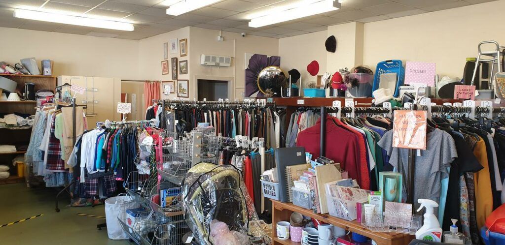 Age Concern charity shop picture