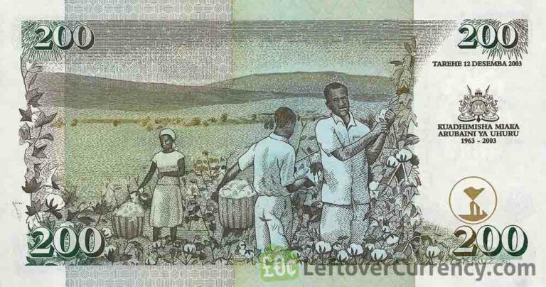 Leftover Currency Easily Exchange 200 Kenyan Shillings Banknote 2003 leftover-currency-easily-exchange-200-kenyan-shillings-banknote-2003