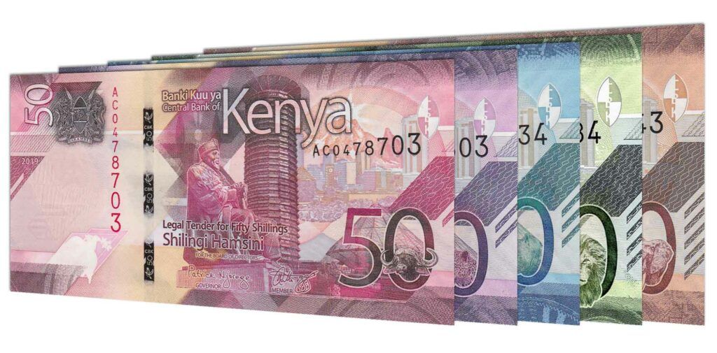 current Kenyan Shilling banknotes