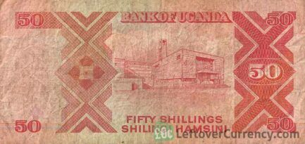 50 Ugandan Shillings banknote (parliament building)