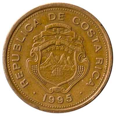 100 Costa Rican Colones coin