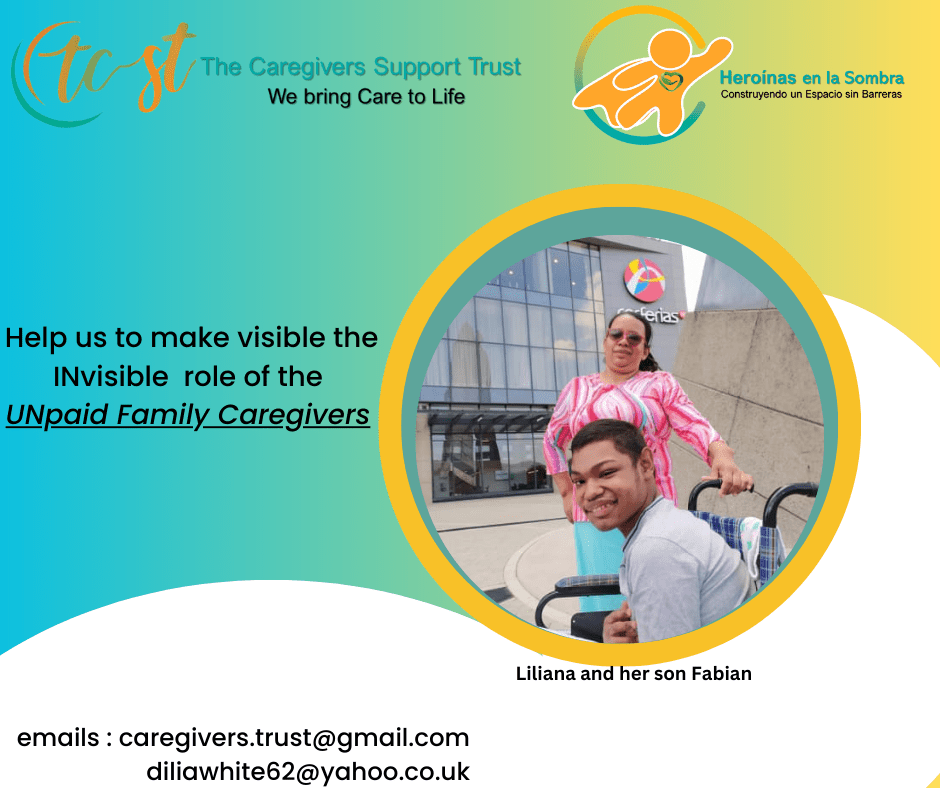 The Caregivers Support Trust image of Lilian and her son Fabian