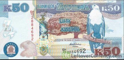 50 Zambian Kwacha Commemorative banknote (2014)