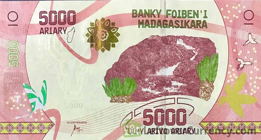 5000 Malagasy Ariary banknote (Whale Tail)