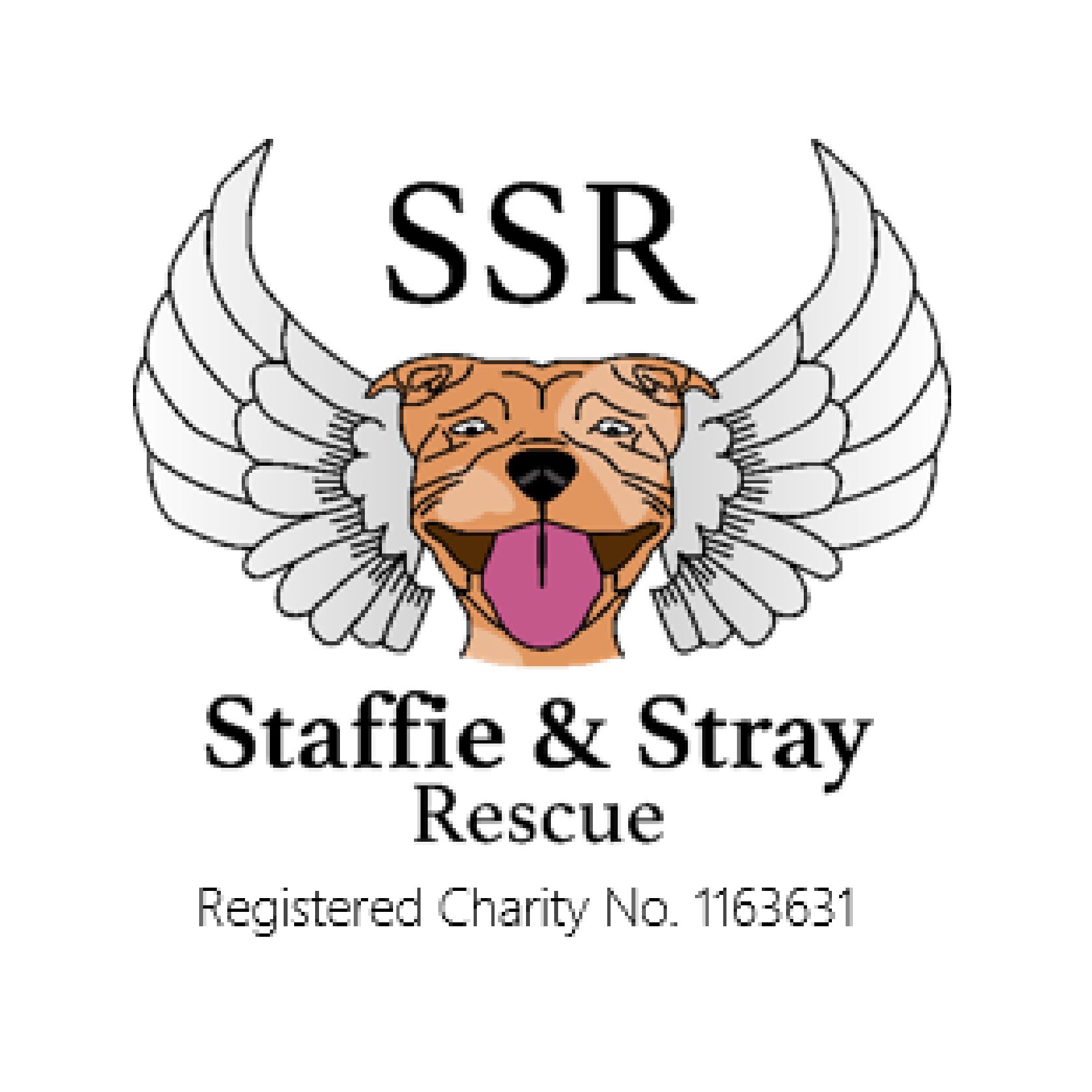 Staffi and Stray Rescue square logo