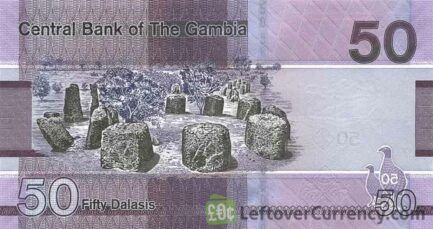 50 Gambian Dalasis banknote (Wassu stone circles)