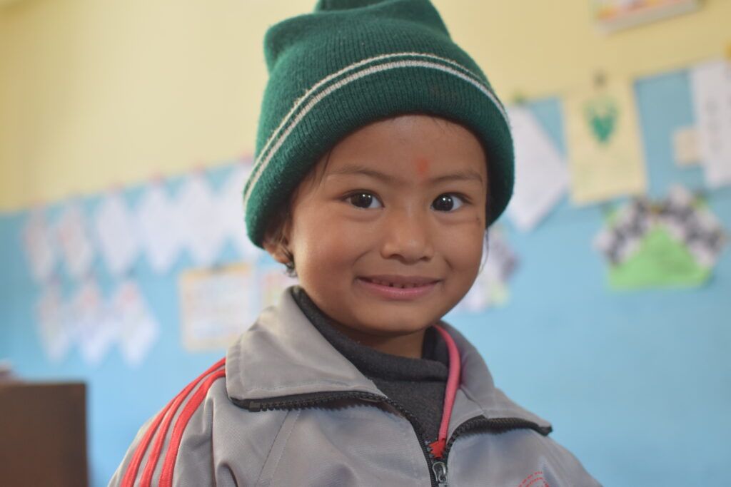 Young Nepalese child at CLCR