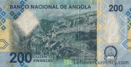 200 Angolan Kwanza banknote (Black Rocks)