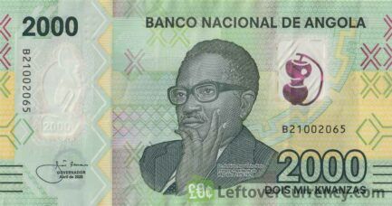 2000 Angolan Kwanza banknote (Serra da Leba)