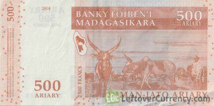 500 Malagasy Ariary banknote (Basket weaver)