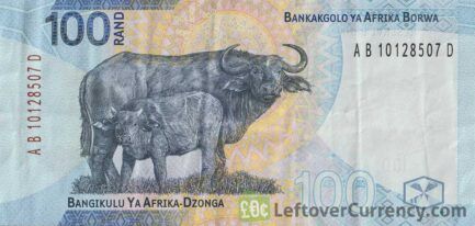100 South African Rand banknote (Cape Buffalos)