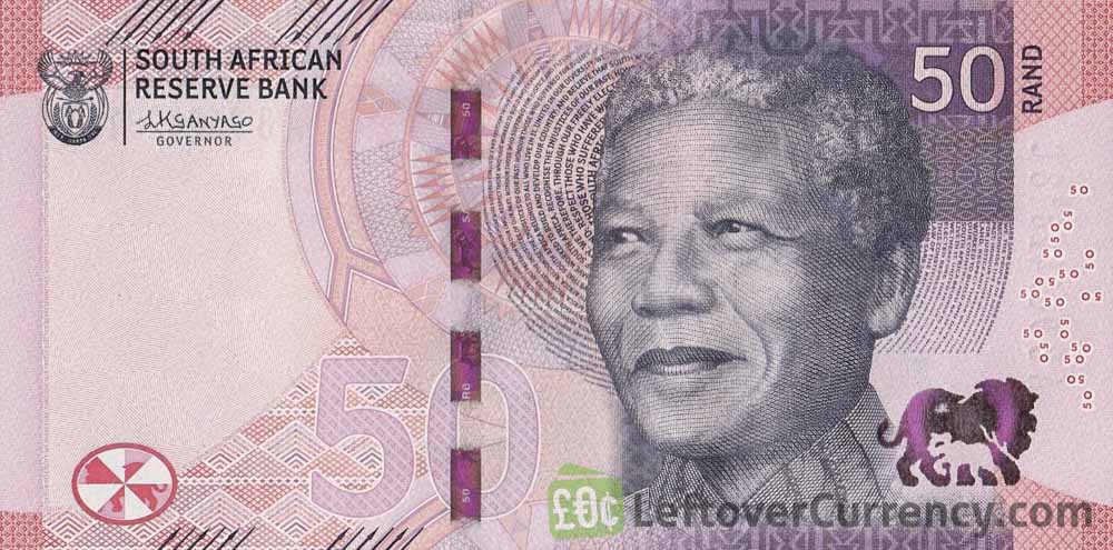 50 South African Rand banknote (Lions)