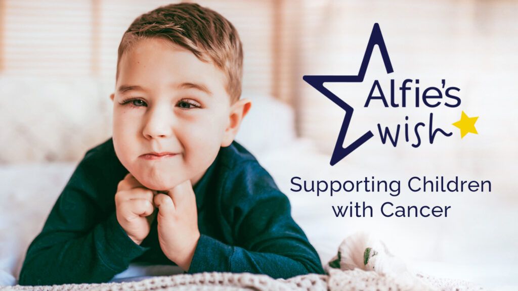 alfie's wish logo with Alfie