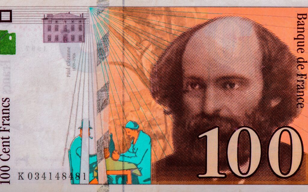 French Franc banknote