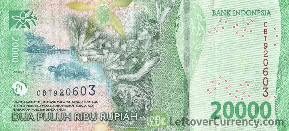 20000 Indonesian Rupiah banknote (2022 issue)