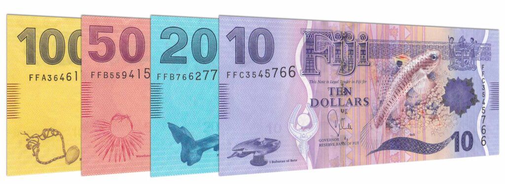 Current Fiji Dollar banknote series