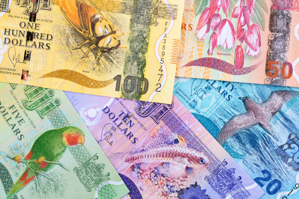 current banknote series for Fiji Dollars