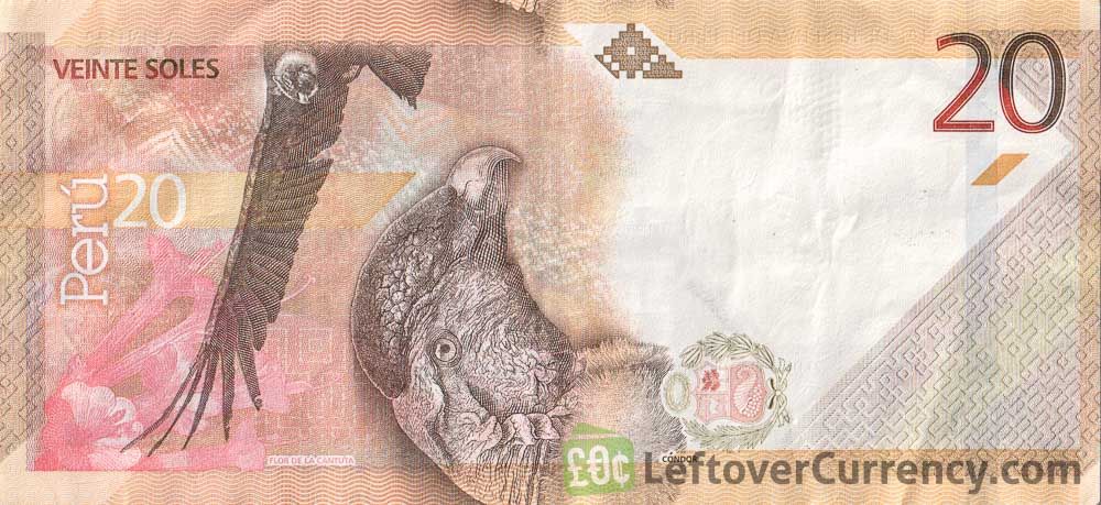 20 Peruvian Soles banknote (José María Arguedas)