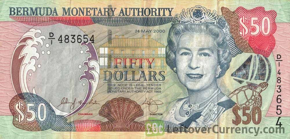 50 Bermudian Dollar banknote (Shipwreck)