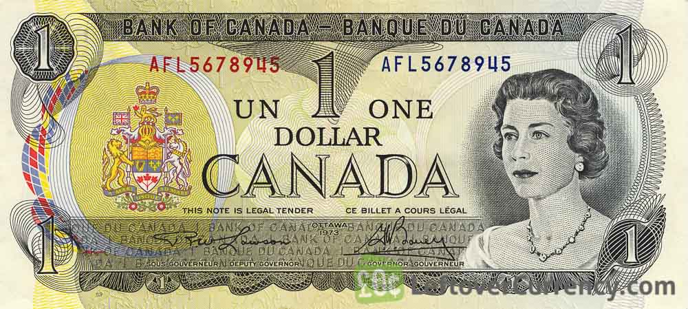 1 Canadian Dollar Series 1974 Scenes Of Canada Exchange Yours