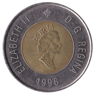 2 Canadian Dollars Coin Toonie