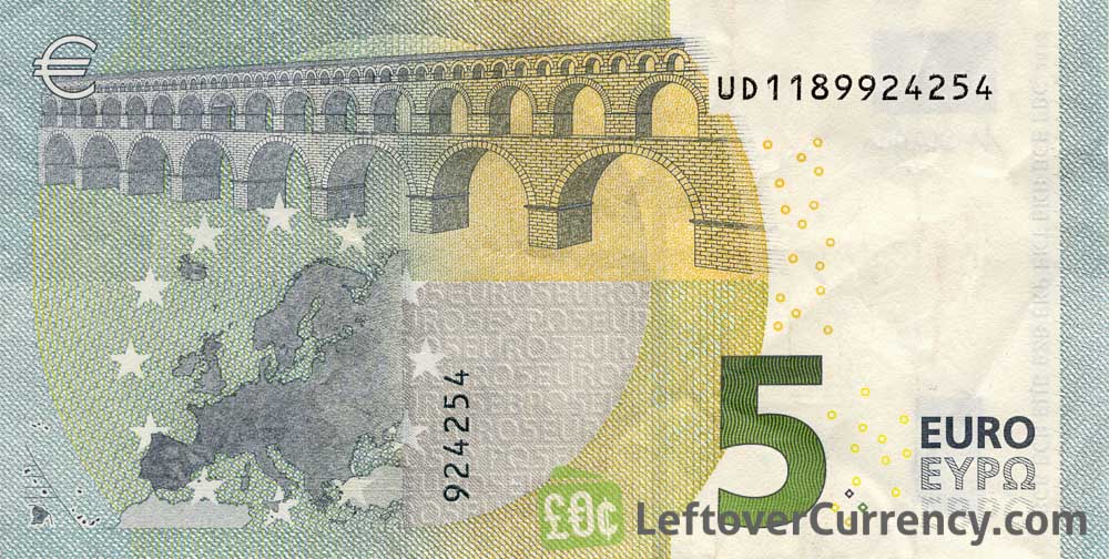 Image result for 5 euro note