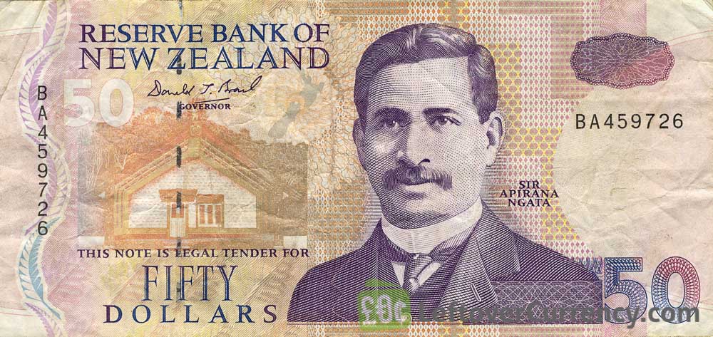 50 new zealand dollars