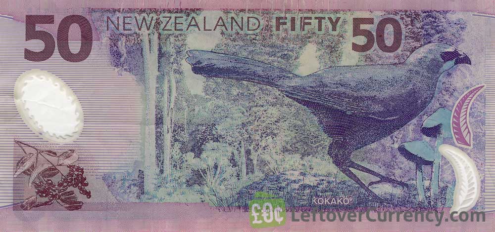 50 New Zealand Dollars series 1999 - Exchange yours for cash