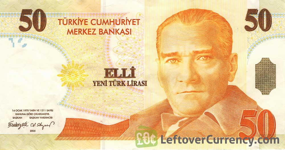 50 Turkish Lira (8th emission group 2005) exchange yours today
