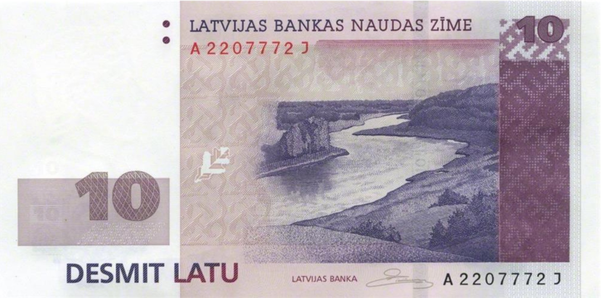 10 Latvian Latu banknote - Exchange yours for cash today