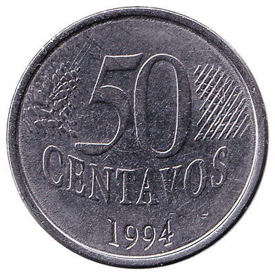 Brazil 1 Centavo Coin Exchange Yours For Cash Today Brazil 50 Centavos Coin First Series