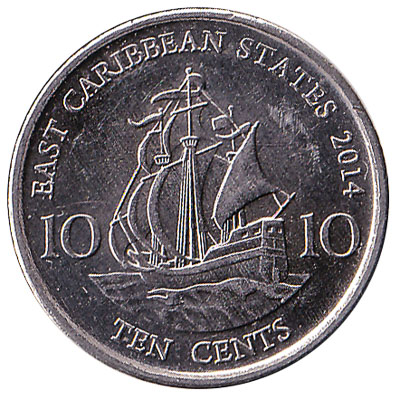 10 cents coin East Caribbean States - Exchange yours for ...
