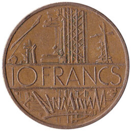 French Franc Coins Exchange Yours Now France 10 Franc Coin Nickel Br